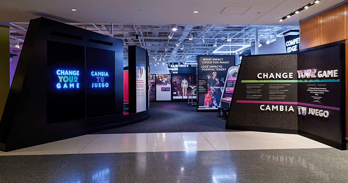 Entrance to an exhibition