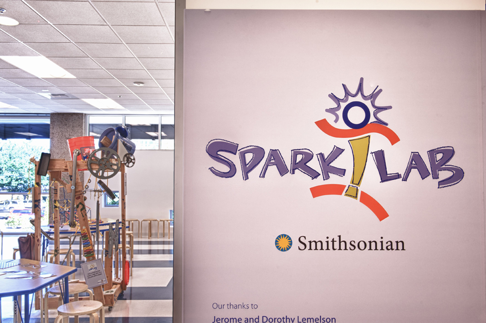 Spark!Lab signage at the Nevada Discovery Museum