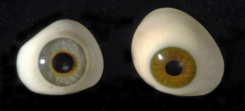 Artificial eyes in the National Museum of American History collections