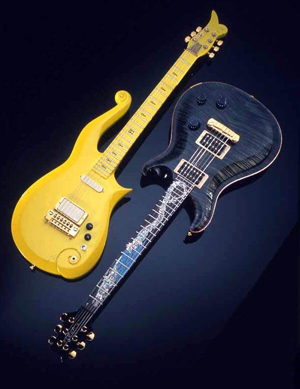 Photo of 2 of Prince's guitars