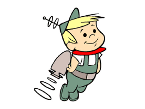 Image of Elroy Jetson wearing a jetpack