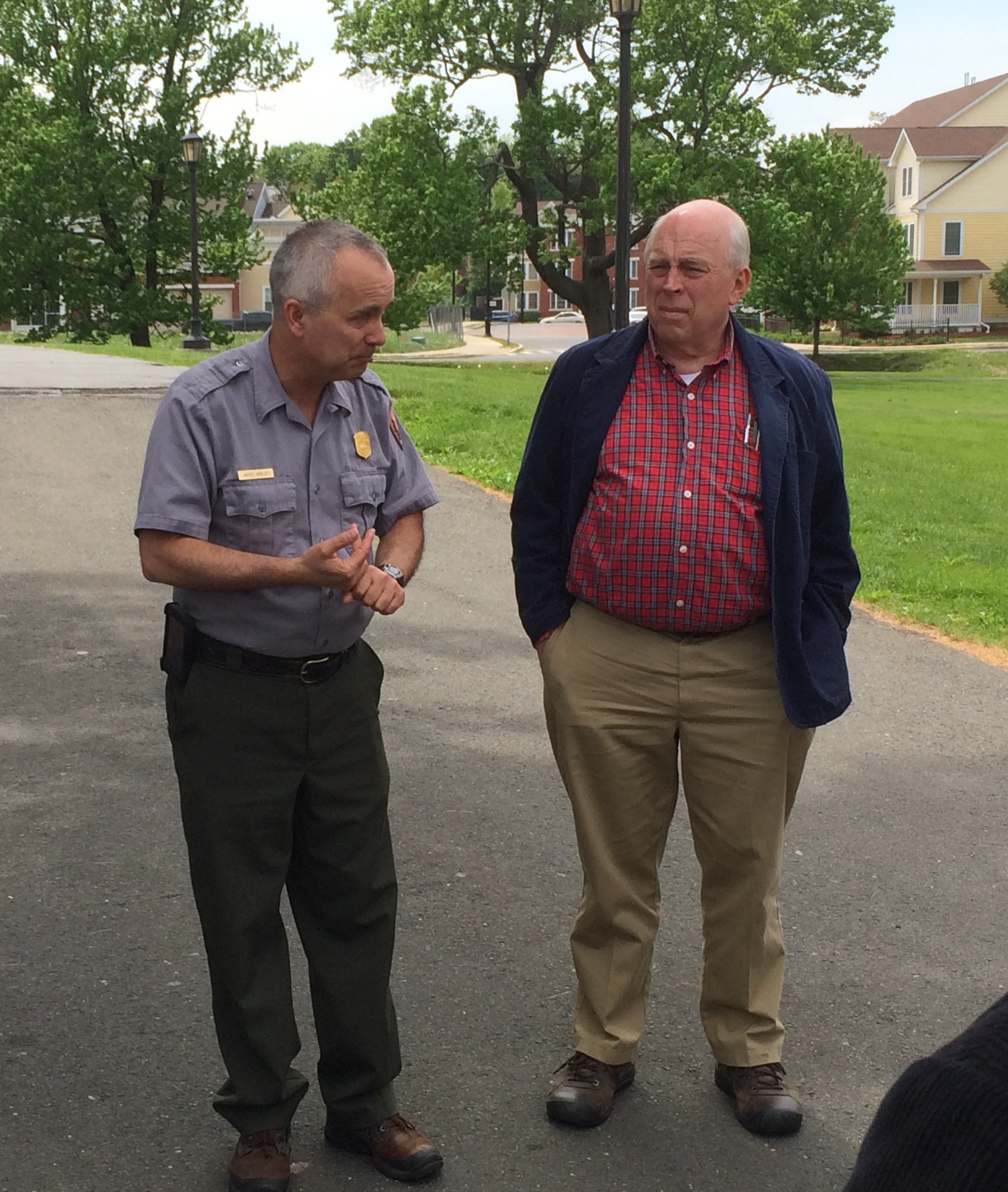 Two of our tour guides were James Woolsey (left) and Jack Hale (right).