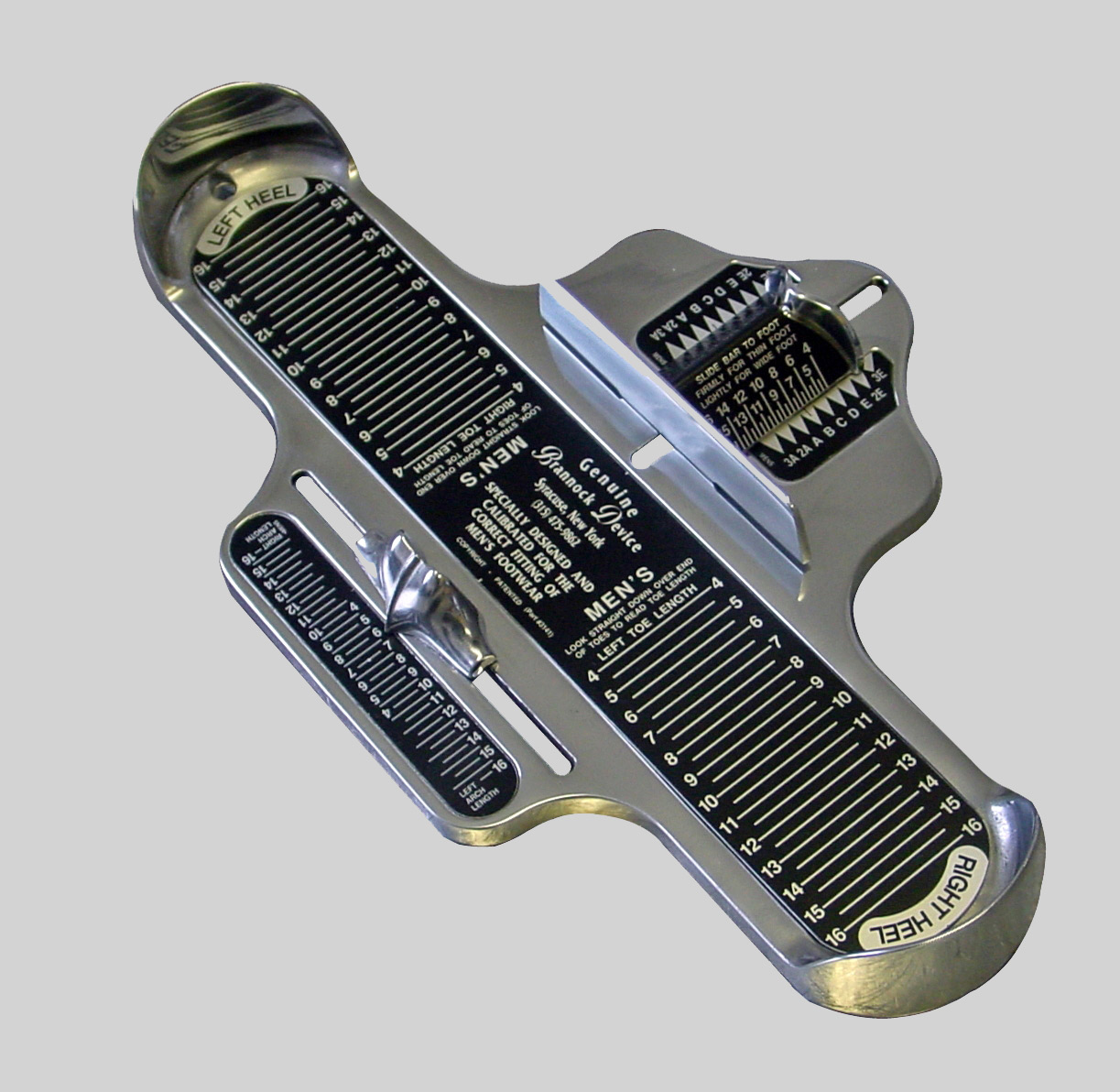 brannock device width