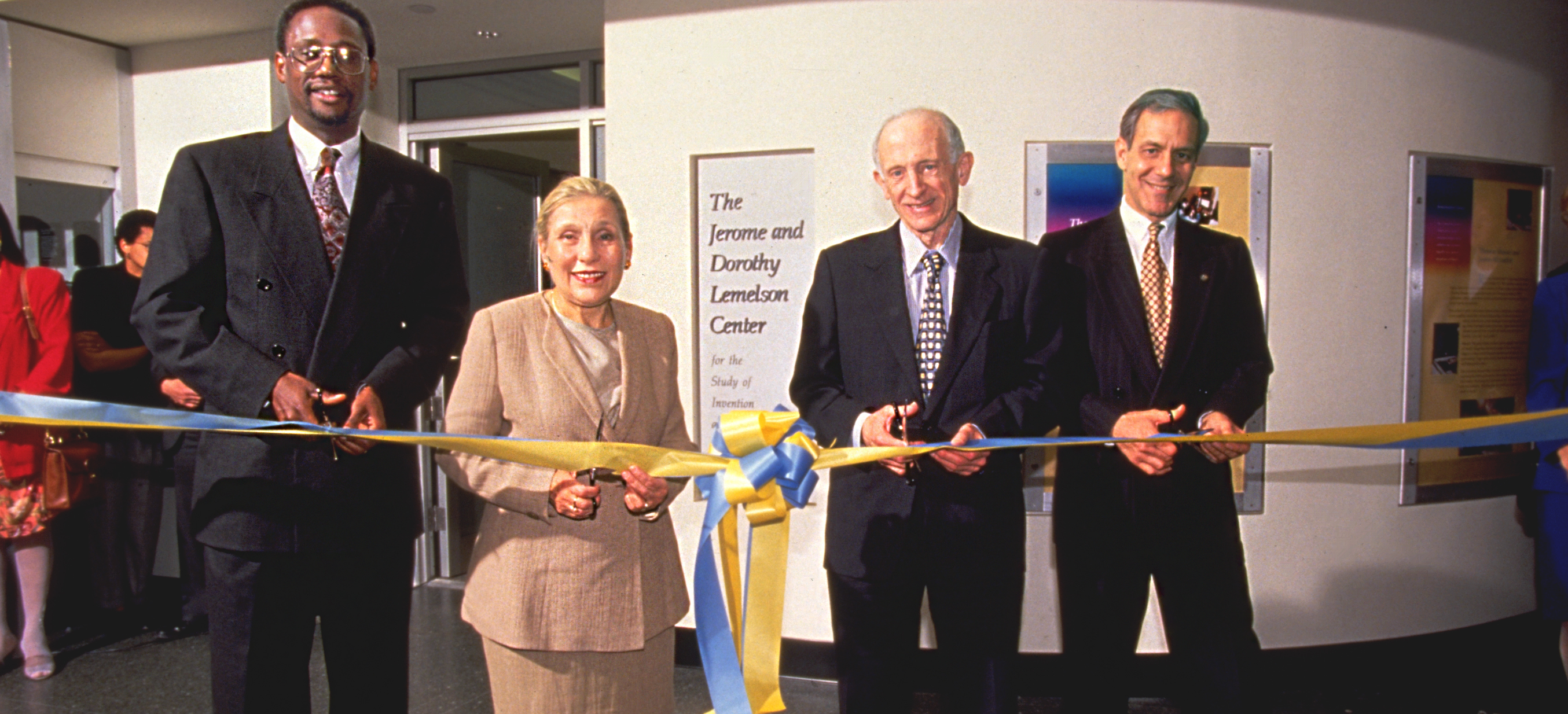 1995 Ribbon Cutting Ceremony Opening the Lemelson Center