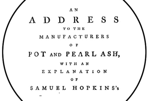 Title page of Hopkins’s address to manufacturers