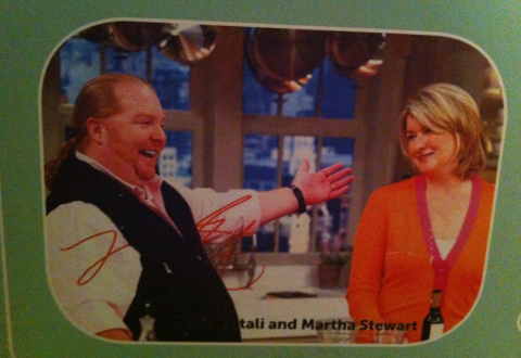 Martha Stewart and Mario Batali in 2007