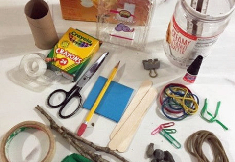 An array of craft materials