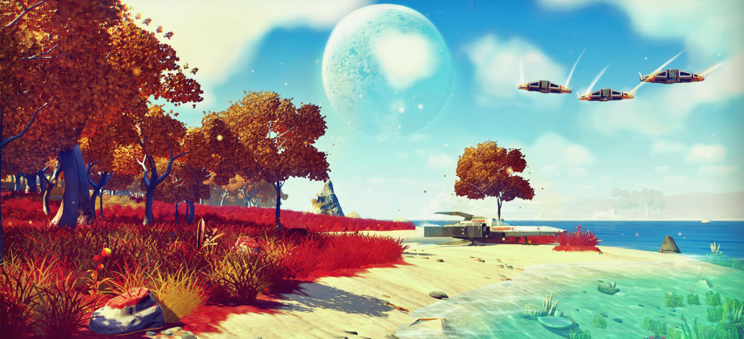 Screenshot of New Eridu from No Man's Sky video game