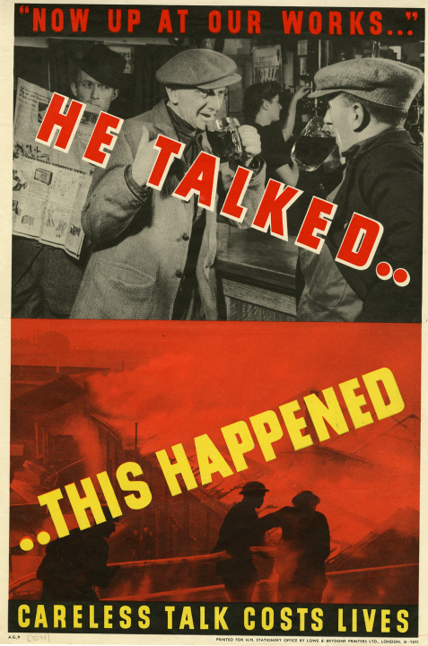 WWII propaganda poster.