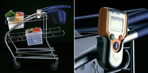 Collage of shopping kart devices