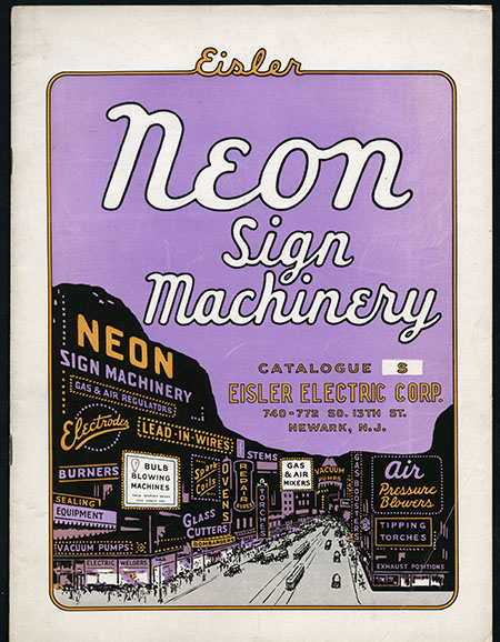 Cover of neon sigh machinery catalog