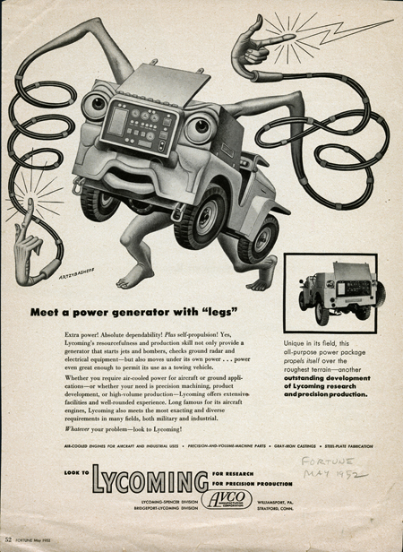 Cartoon-style drawing of a Jeep with legs, arms, eyes, and a mouth