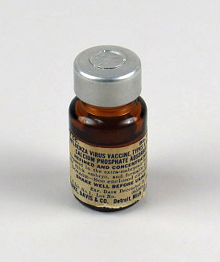 Vial of influenza virus vaccine