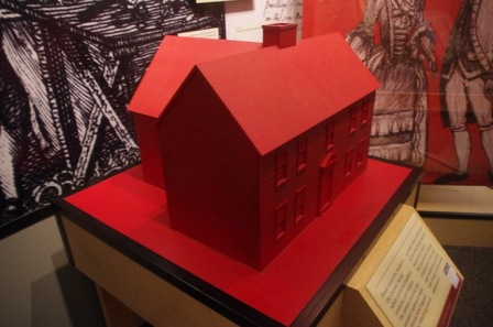 3-D tactile model of a house on exhibit at the National Museum of American History