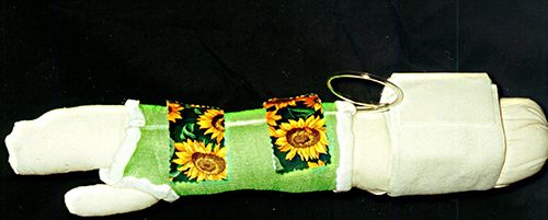 A cast-cooler invented by ninth-grader Krysta Morlan