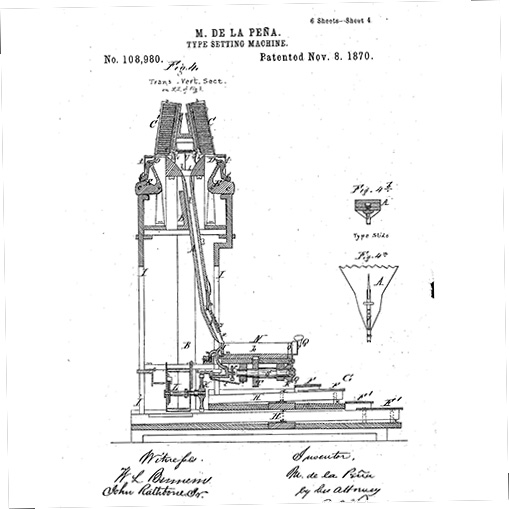 Section of patent drawing