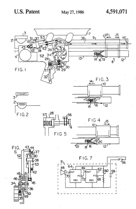 Figures from page 2 of Lonnie Johnson's US Patent 4,591,071