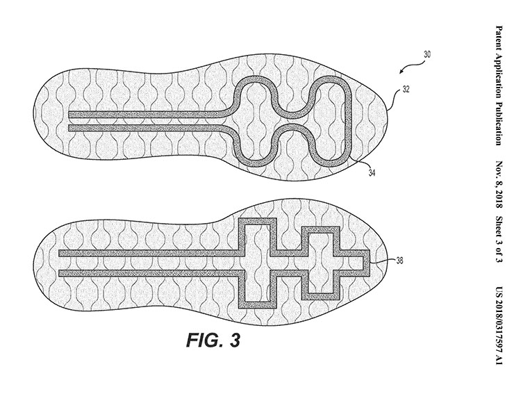 Two shoe insoles with heating wires