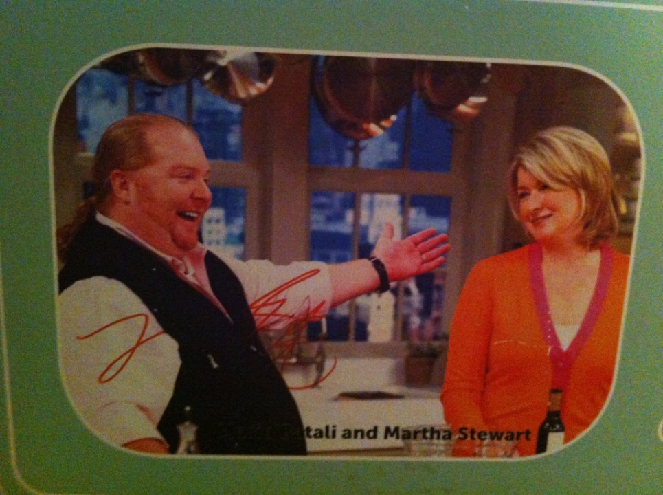 Martha Stewart and Mario Batali in 2007