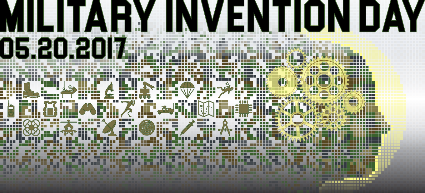 Military Invention Day banner logo