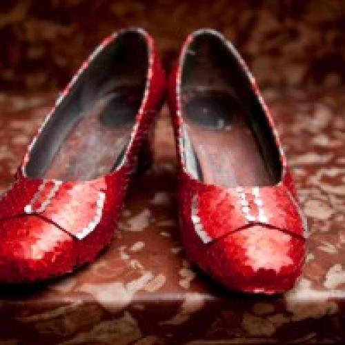 4-Inch 3D Rose 3dRose ct_108339_1 Its All About The Shoes Ruby Slippers Wizard of Oz Ceramic Tile 